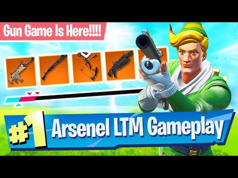 The Gun Game In Fortnite??!! (Slaying Through The Guns...Arsenal LTM) | Fortnite Mobile