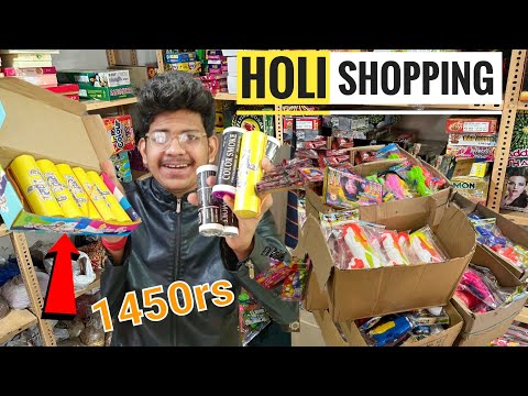 Holi shopping 😍 Rates And New Items For Holi, Best Budget Holi Stash Shopping 2023