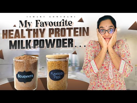 రోజుకో Spoon ఈపొడులు కనుకతింటే Super Weightloss & Healthy Hair🥙Home Made Protein Bournvita ll iSmart