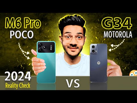 Which is Best in 2024 under 10,000 ? 🔥 Poco M6 Pro 5G vs Motorola G34 5G - Reality check