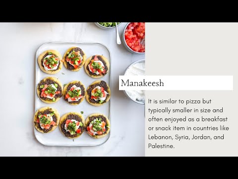 Manakeesh: A Bite-Sized Twist on a Levantine Classic | Cooking with Zahra