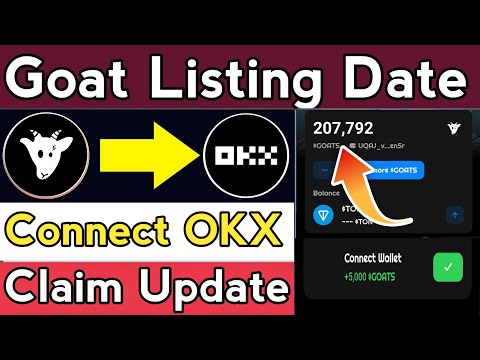 Goats Airdrop listing date || Goats Airdrop || Goats Airdrop update || Goats Airdrop New Update