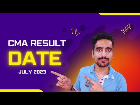 Very Important Clarification on CMA Results Date