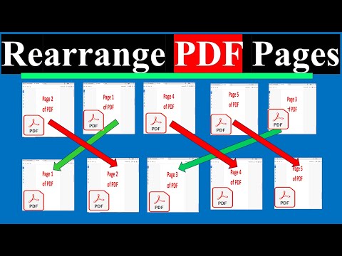 How to Rearrange PDF Pages | Reorder Pages of PDF File