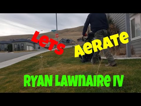 Ryan lawnaire IV Aerator Action