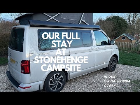 Awesome stay at Stonehenge Campsite in our VW California Ocean full