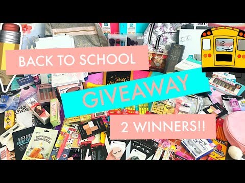 Back To School GIVEAWAY 2019 2 Winners!!!