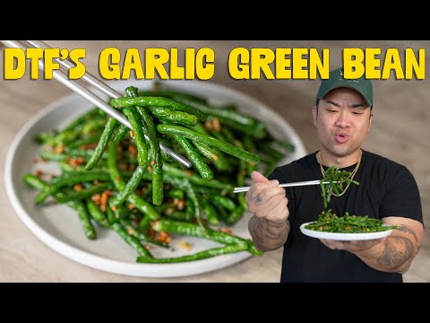 How to Make: Din Tai Fung Garlic Green Beans at Home in Less Than 10 minutes for $5!