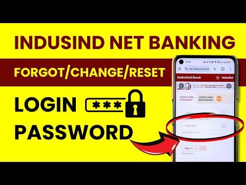 Change or Reset IndusInd Net Banking Login Password If Forgotten