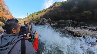 【京都 嵐山】トロッコ列車と保津川下り