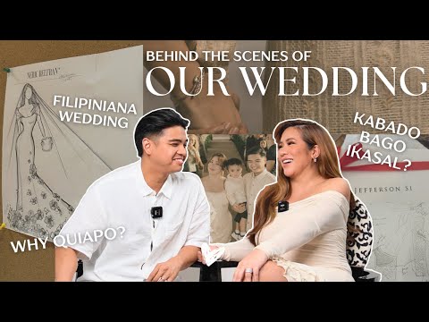 BEHIND THE SCENES OF OUR WEDDING! | Love Angeline Quinto