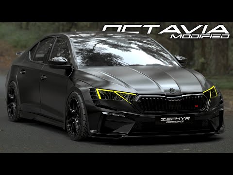 Skoda OCTAVIA VRS 2024 Facelift HARDCORE Widebody MODIFIED Concept