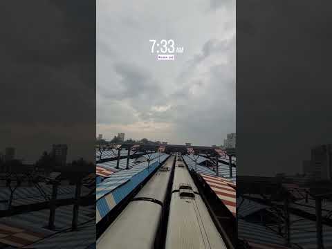 मुंबईतील आज पाऊसाळी दिवस #mumbaikar #mumbailocal #localtrain #monsoon