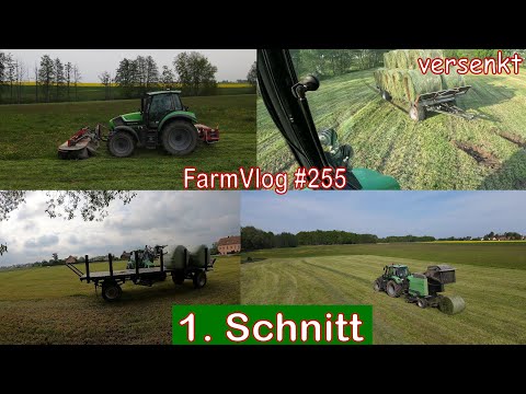 Farmvlog #255: 1. Schnitt 2023 unter erschwerten Bedingungen