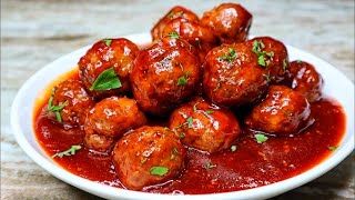 Let’s Make Grape Jelly BBQ Meatballs| Meatballs Recipe| Appetizer Recipe