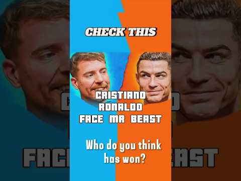 Cristiano Ronaldo FACE MrBeast in EPIC Showdown! #mustwatch