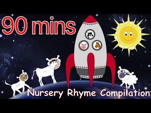 Zoom Zoom Zoom, We're Going To The Moon! And lots more Nursery Rhymes! 90 minutes!