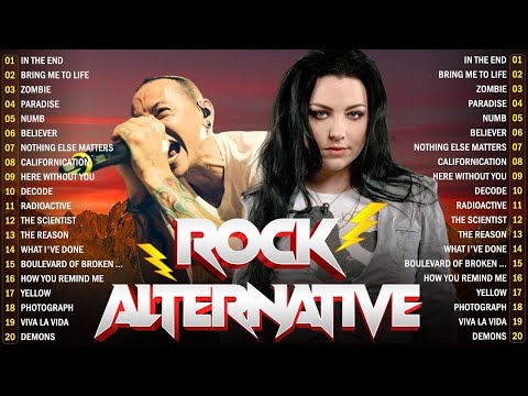 Linkin Park, Evanescence, Creed, Coldplay, AudioSlave, Hinder, Nickelback ⚡Alternative Rock 2000s #1