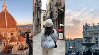 sub vlog｜イタリア旅行3都市周遊🇮🇹6泊8日(ローマ,フィレンツェ,ヴェネツィア)イスタンブール経由, 鉄道で巡る旅, グルメ, 観光