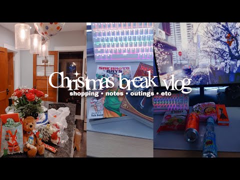 Winter break vlog!!☃️❄️: Aesthetic day in the life vlog, shopping, dinner, japanese snacks, manga