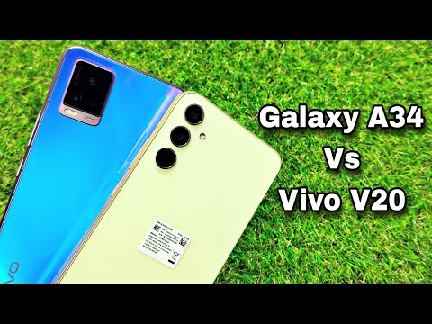 Samsung Galaxy A34 Vs Vivo V20 || Speed Test & Comparison 🔥🔥🔥