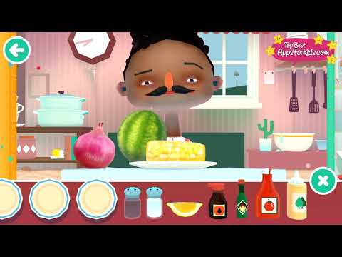 Toca Kitchen 2 🥗 Veggie Meals Prep 🍅 Cooking Game App for Kids