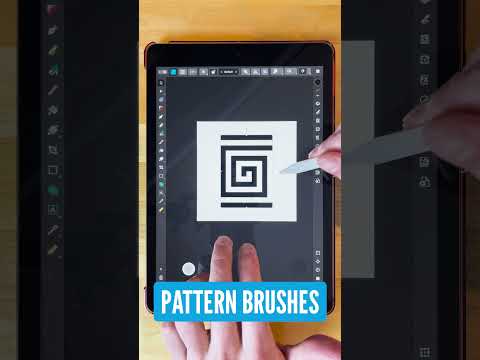 Pattern Brushes with Affinity Design iPad app