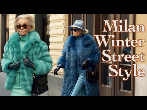 The Most Beautiful Winter 2024 Street Fashion in Italy 🇮🇹 How to be Elegant in outerwear 🌟