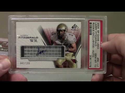 PSA BGS Larry Fitzgerald 2004 Rookie Showcase