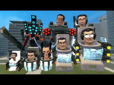 NEW GMAN UPGRADED ARMY!!! part 19 SKIBIDI TOILET IN GARRY'S MOD!