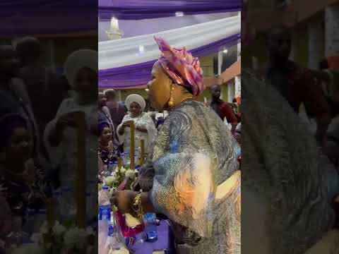 Madam SAJE shines at AFEEZ Owo’s father’s burial ceremony