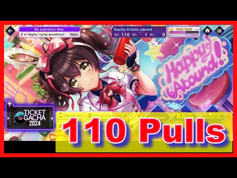 D4DJ Groovy Mix [EN] – "2024 Ticket" Gacha (110 Pulls) - June/2024