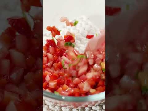 How to make Tomato Strawberry Tartare