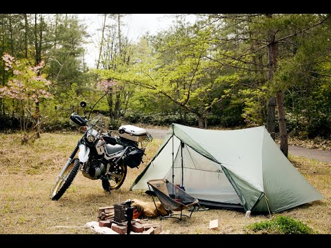 Touring camp was fun with 【Serow 250】I feel like I can go anywhere-tarptent