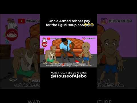 Egusi soup is not for free o😂😂😂 #animation #cartoon #houseofajebo #funny #naijaskit #comedy