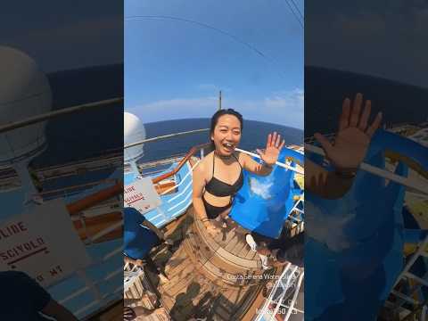 Costa Serena Upper Deck Water Slide by Insta360 X3