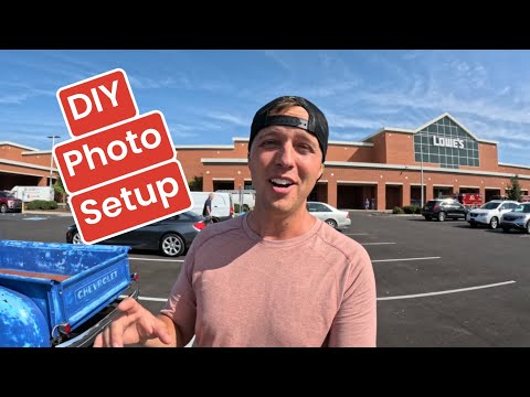 How To Make A Clothing Photo Setup DIY Style for Cheap