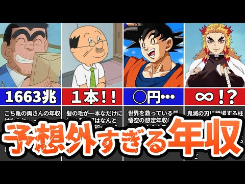 国家予算超え...!?驚愕のアニメキャラの年収まとめ【ゆっくり解説】