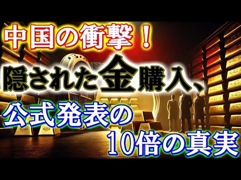 中国の衝撃！隠された金購入、公式発表の10倍の真実