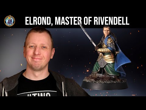 How I paint Elrond, Master of Rivendell for Games Workshop's MESBG | Duncan Rhodes