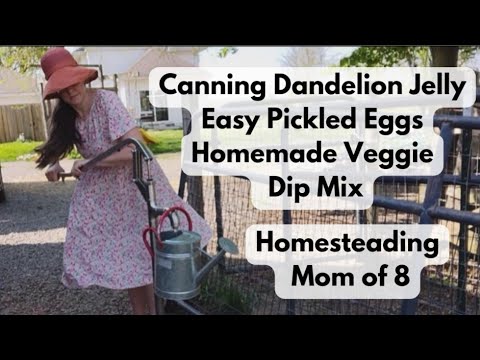 Homestead Kitchen Work ~ Spring Harvests