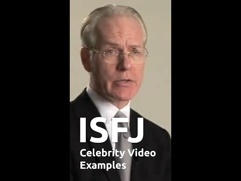 ISFJ Celebrity Video Examples