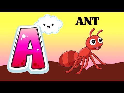 A🍎 flashcards | A Flashcards Words for kids | A for Apple