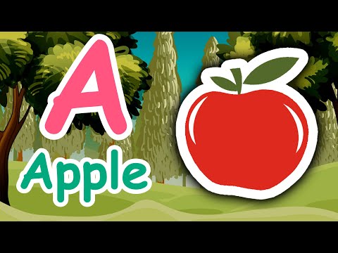 ABC Toddler Learning Videos | A for Apple B for Ball for Kids | abcd english alphabet a to z