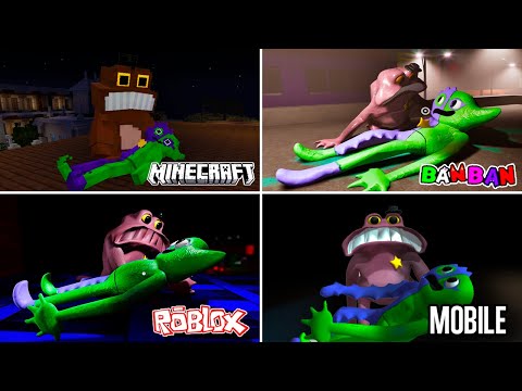 Nightmare Jester Chase - Garten of Banban 7 vs Minecraft vs Roblox vs Mobile