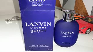 Lanvin L'Homme Sport Unboxing and a few words