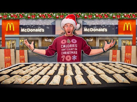 THE 50 MCDONALDS HOLIDAY PIE CHALLENGE! (13,000+ CALORIES)