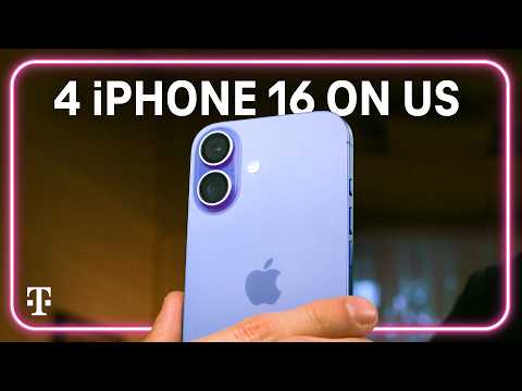 Estas fiestas T-Mobile te da 4 iPhone 16, tu los regalas | T-Mobile