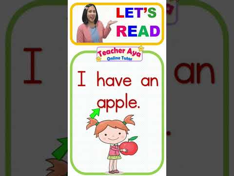 lets read sentences #shorts #teacherayaonlinetutor