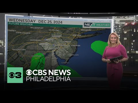 Does Philadelphia have a chance at a white Christmas this year? Here's the forecast.